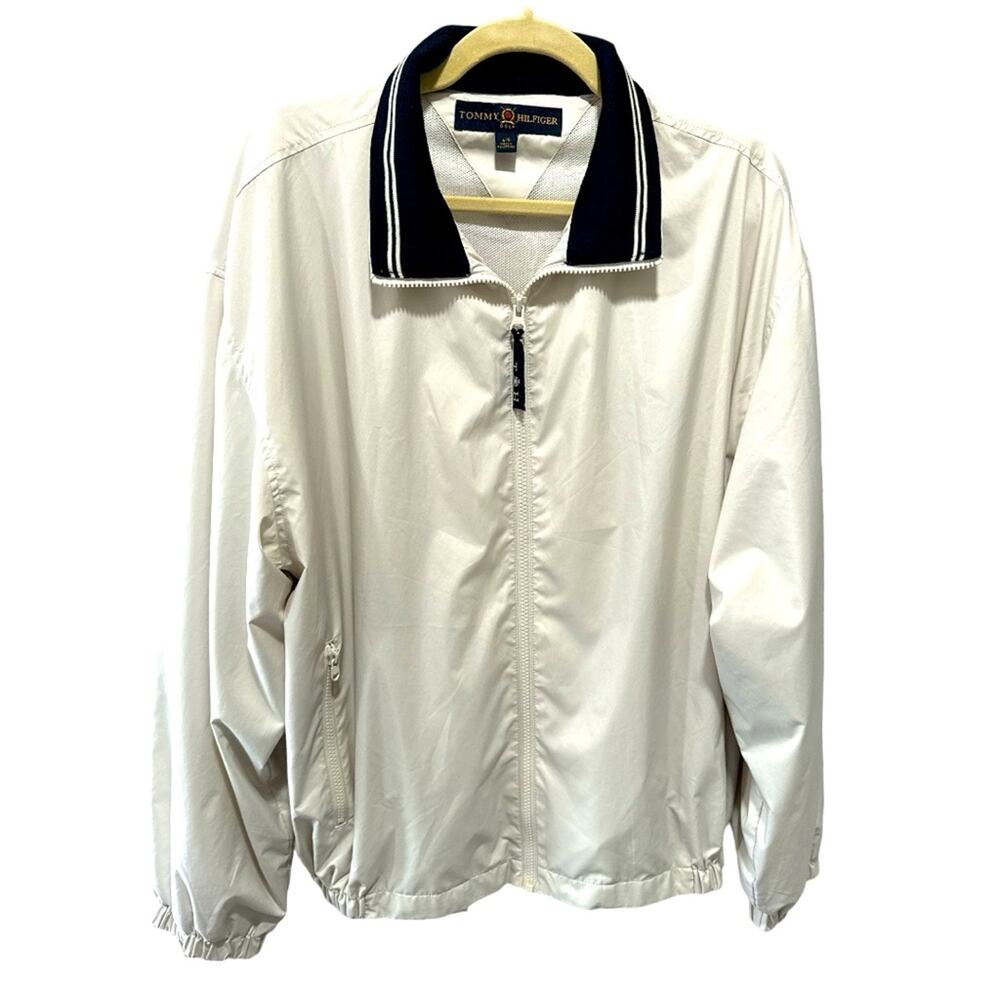 Tommy Hilfiger Golf Poplin Zip Front Jacket Size L